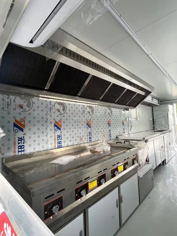 Mobile Bakery Fast Food Kitchen Trailer